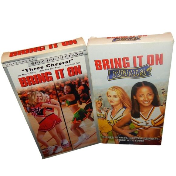BRING IT ON & BRING IT ON AGAIN 2 vintage VHS bundle - Picture 1 of 7